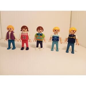 Playmobil Playground Playset Of 5 Boys Toy 1995 Imaginative Play Pack #195